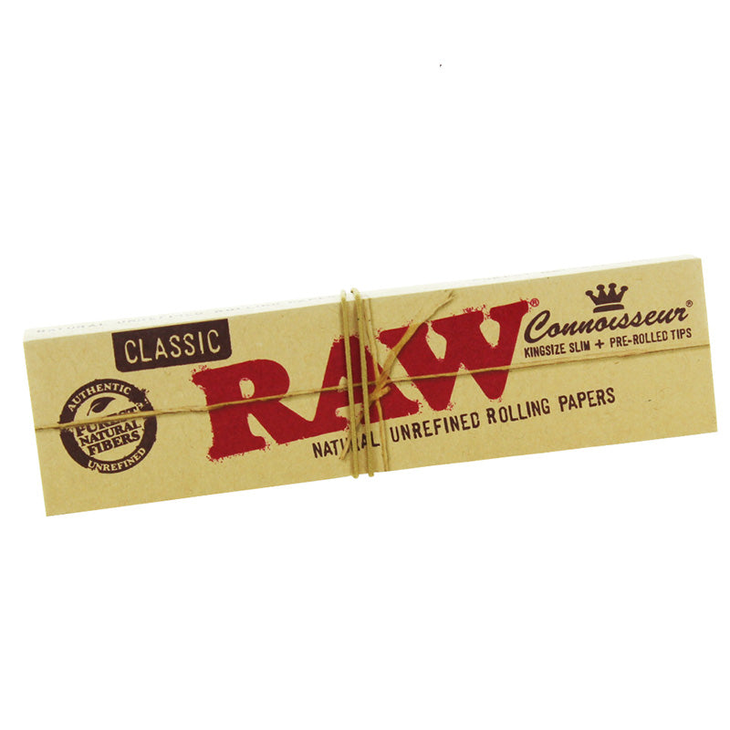 Carnet Raw Slim 32 Feuilles + Tips Pré roulés