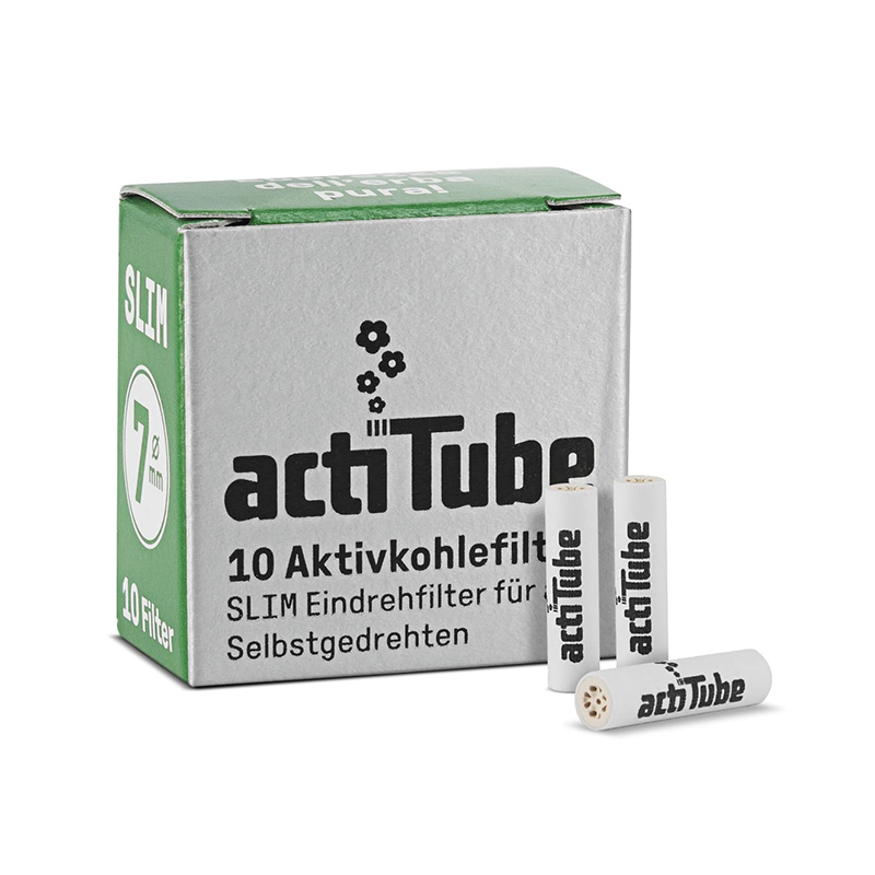 Filtres charbon actif 7mm Acti Tube x10