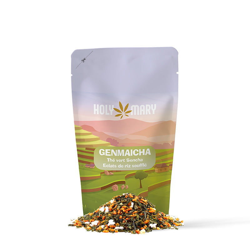 Thé vert CBD Genmaïcha