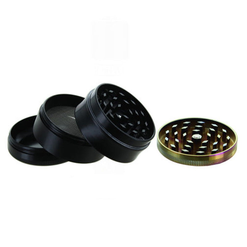Grinder Aluminium 50mm Black Rainbow