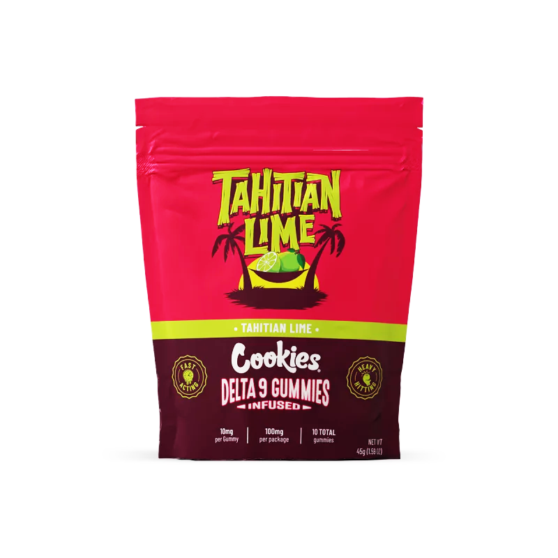 Gummies D9 THC Tahitian Lime