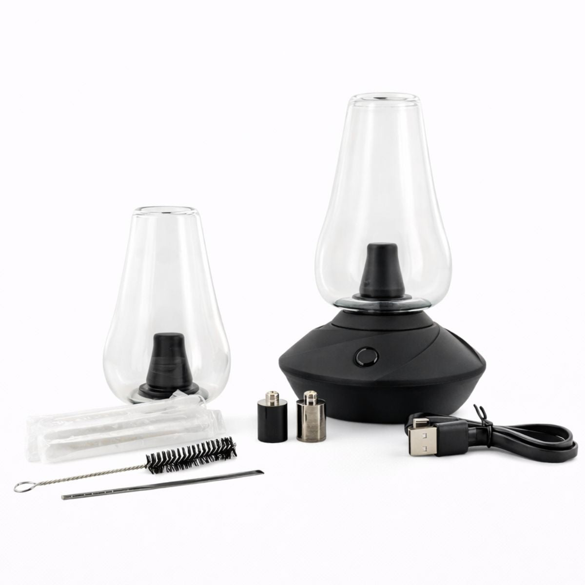 Zenco Duo Onyx – Vaporisateur de table avec deux verres, résistances et accessoires – Holy Mary