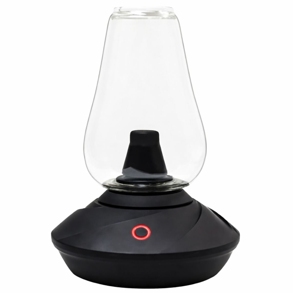 Vaporisateur Zenco Duo Onyx noir avec bouton lumineux rouge et verre transparent – Holy Mary