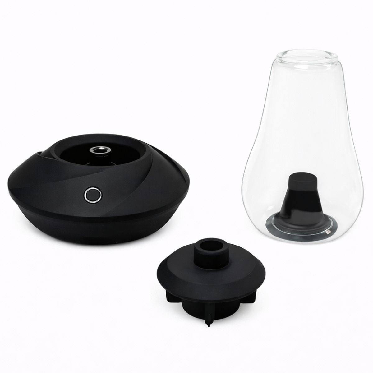 Zenco Duo Onyx démonté – Base du vaporisateur, adaptateur et verre amovible – Holy Mary