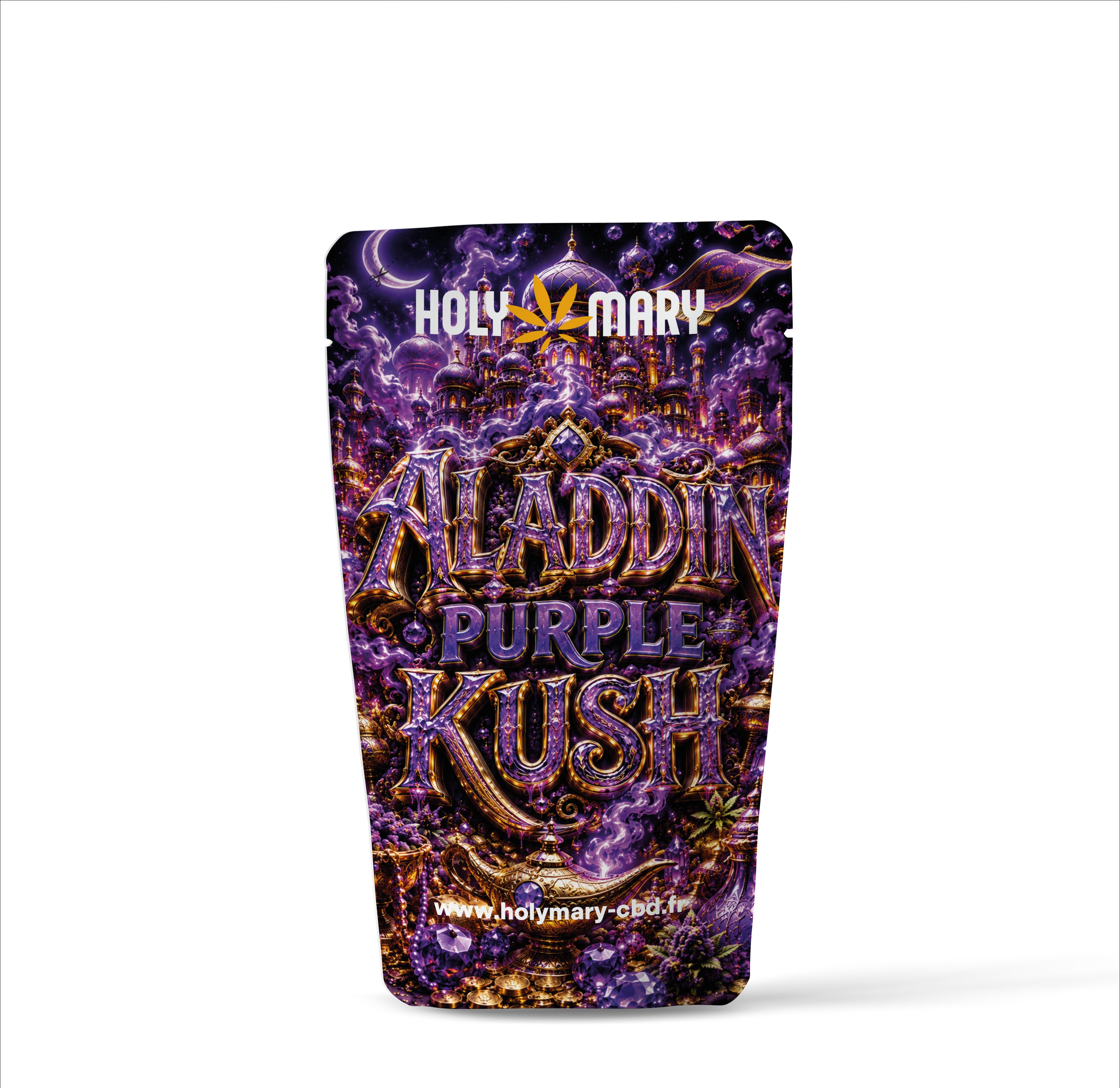 Sachet d'Aladdin Purple Kush – Fleur CBD Holy Mary