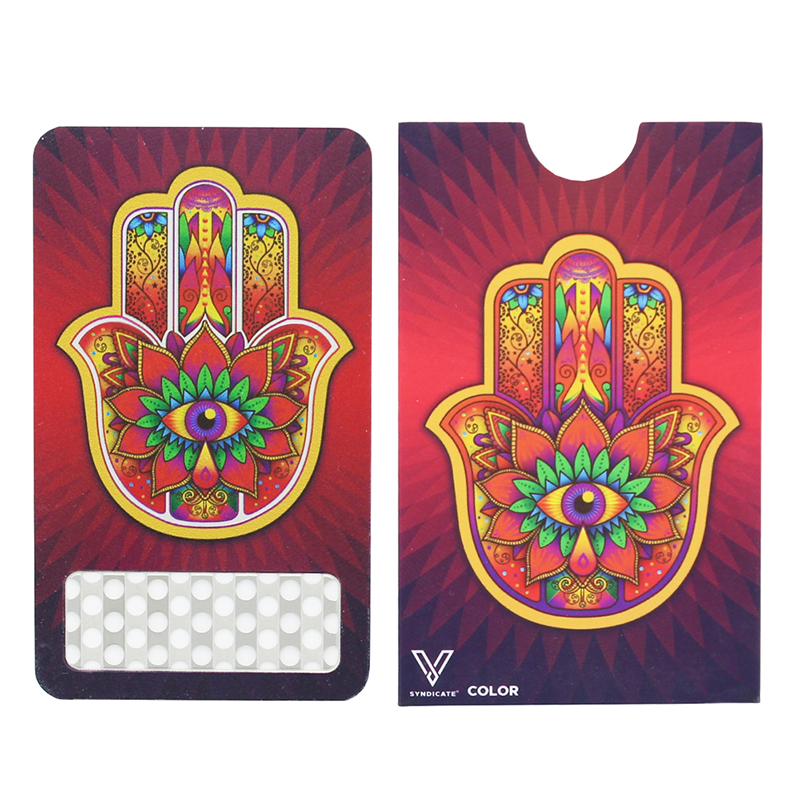 Carte Grinder Hamsa Red