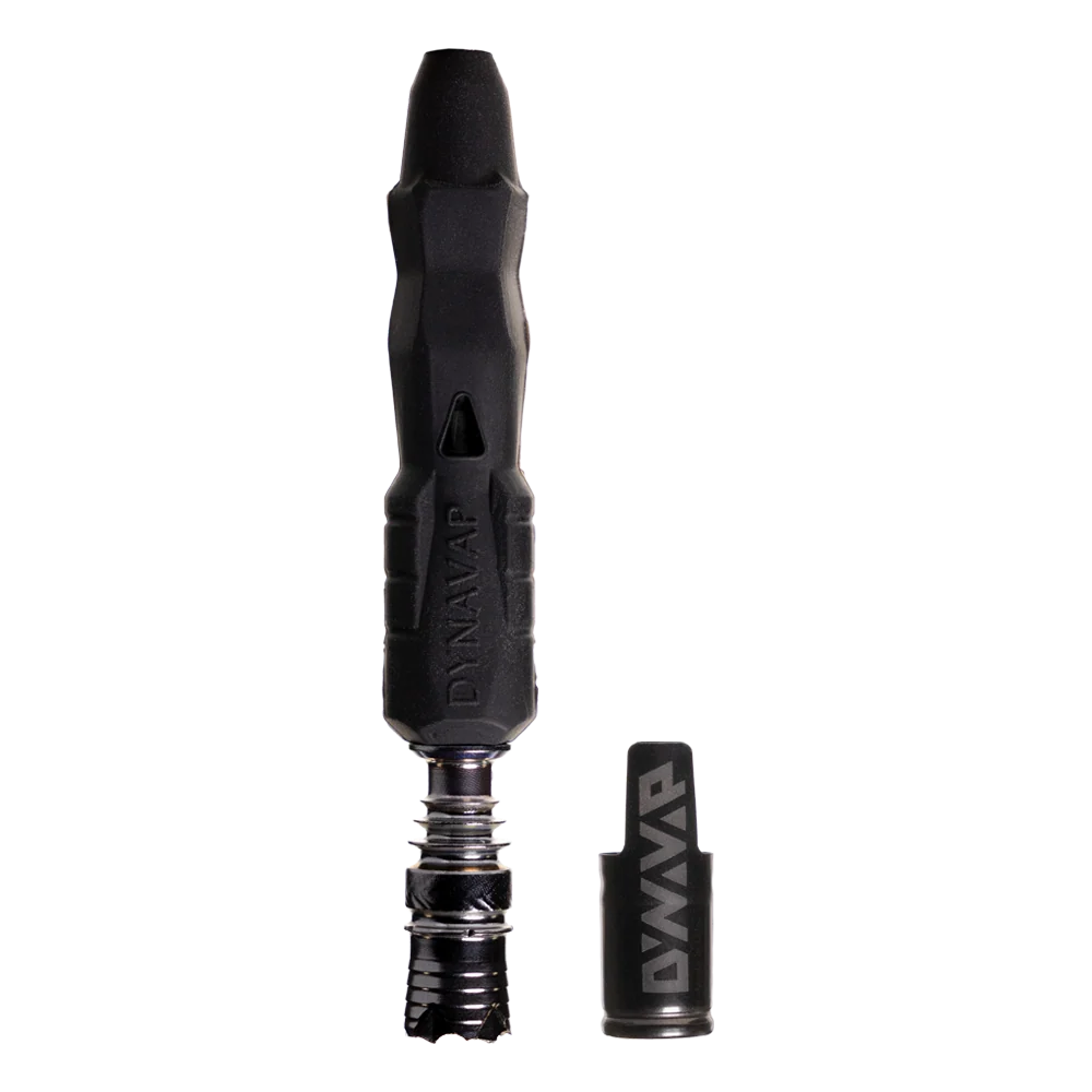 DynaVap B2 Stealth avec chambre de chauffe métallique apparente et capuchon noir retiré – Holy Mary