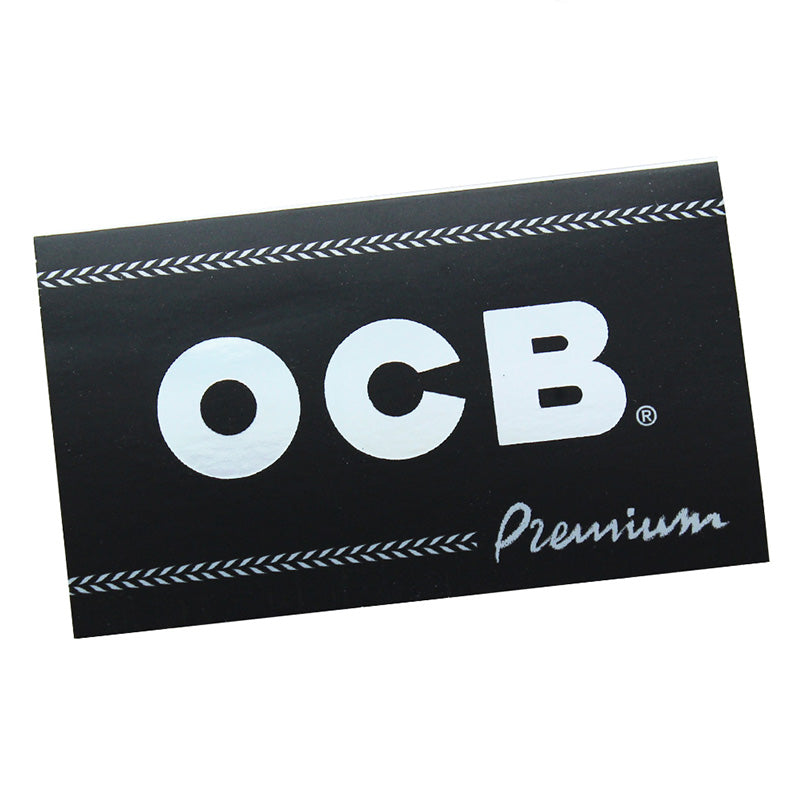 Feuilles à rouler OCB Premium Regular, carnet noir au format court avec logo OCB Premium – Holy Mary
