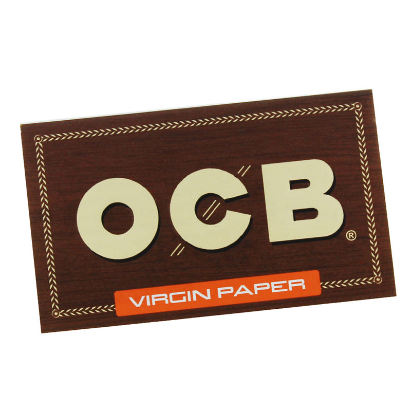 Feuilles à rouler OCB Virgin Regular, carnet marron de papier naturel non blanchi au format court – Holy Mary