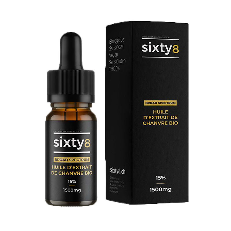 Huile CBD Chanvre 100% Bio Broad Spectrum