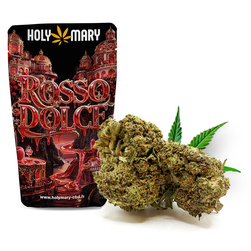 Rosso Dolce – Fleur CBD Holy Mary aux arômes de fruits rouges, de baies et de notes sucrées
