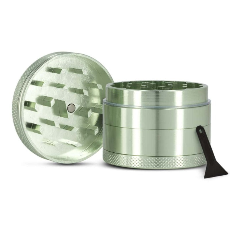 Grinder Dark Dice Alu avec polinator 50mm Vert