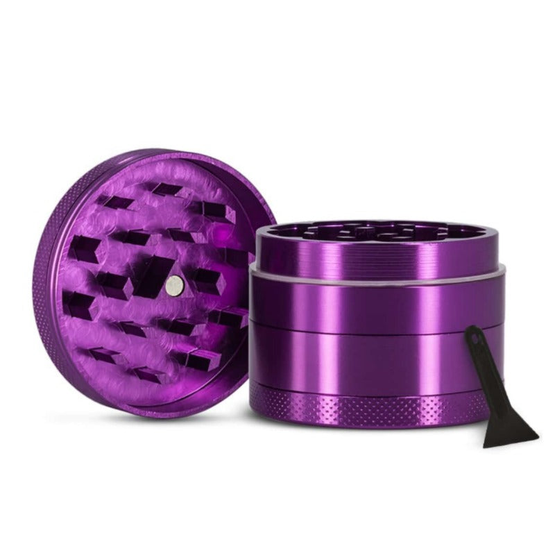 Grinder Dark Dice Alu avec polinator 50mm Violet