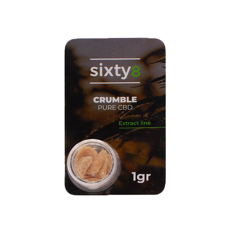 Vente crumble CBD, extract CBD, pure CBD, préparation CBD, DIY CBD, CBD, Sixty 8, Holy Mary, recette CBD, cosmétique CBD, tuto CBD,