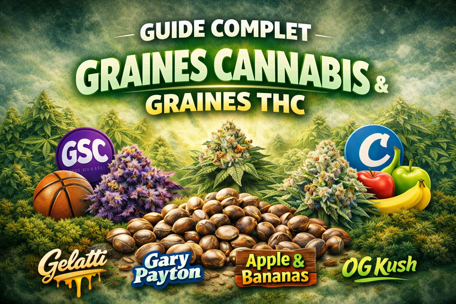 🌱 Graines THC : guide complet des graines cannabis et des graines de collection