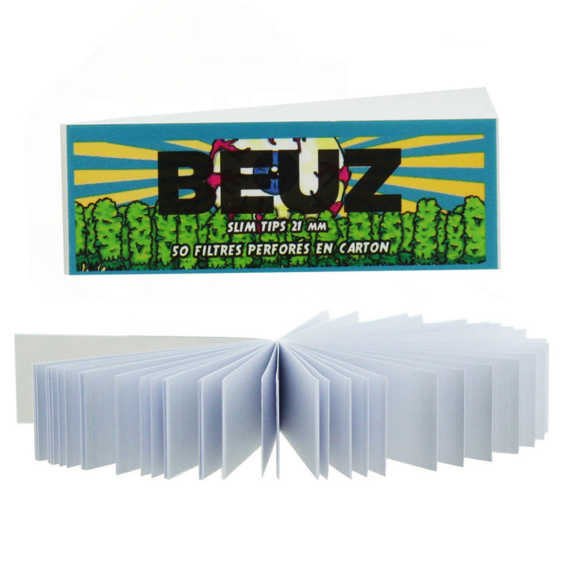 Carnet de Filtres Beuz "Skeleton" – Édition Limitée (50 filtres prédécoupés, carton blanchi)
