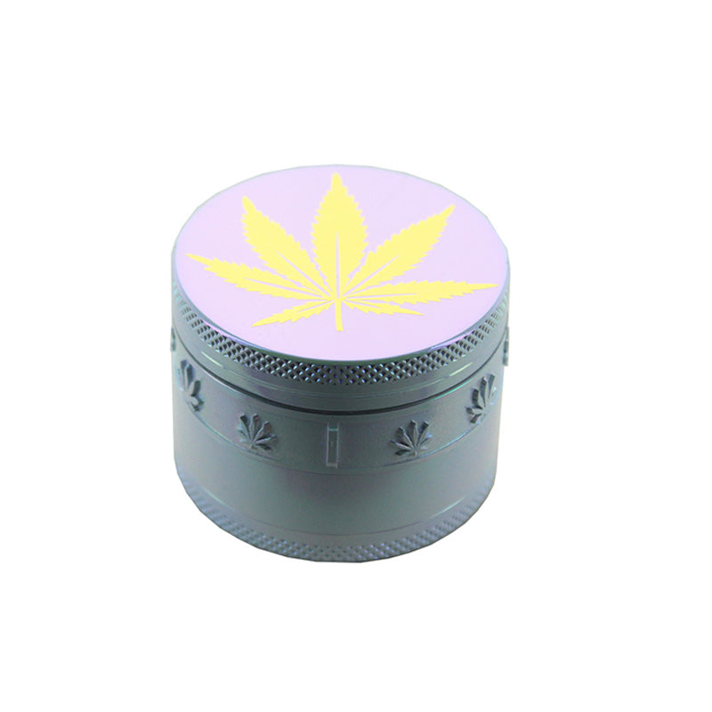Grinder Aluminium 50mm Cana Leaves