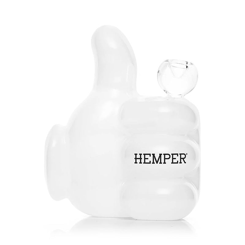 Bang HEMPER Cartoon Mini en verre, en forme de main cartoon avec le pouce levé