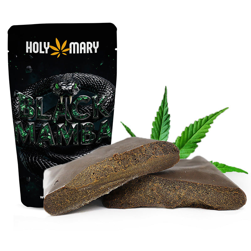 Black Mamba – Résine THD Holy Mary grasse de type Afghan Charas