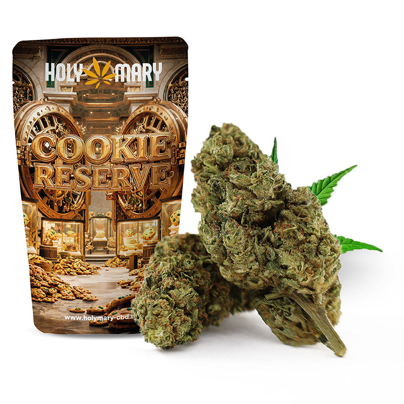 Cookie Reserve – Fleur THD Holy Mary aux arômes de cookies, de vanille et de notes crémeuses