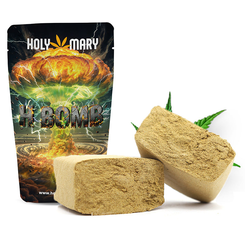 H-BOMB – Résine THD Holy Mary aux arômes d'agrumes, de pin et de notes épicées