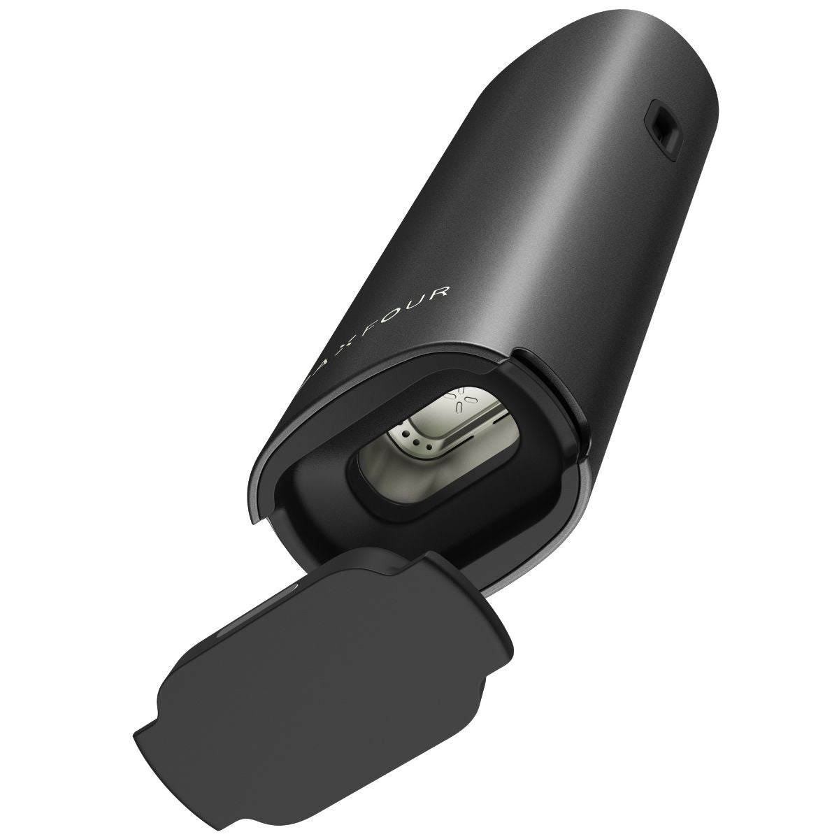PAX Four Onyx – Gros plan sur la chambre de chauffe en métal et le couvercle amovible du vaporisateur – Holy Mary