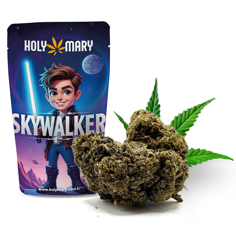 Skywalker – Fleur THM Holy Mary puissante aux arômes tropicaux, exotiques et sucrés
