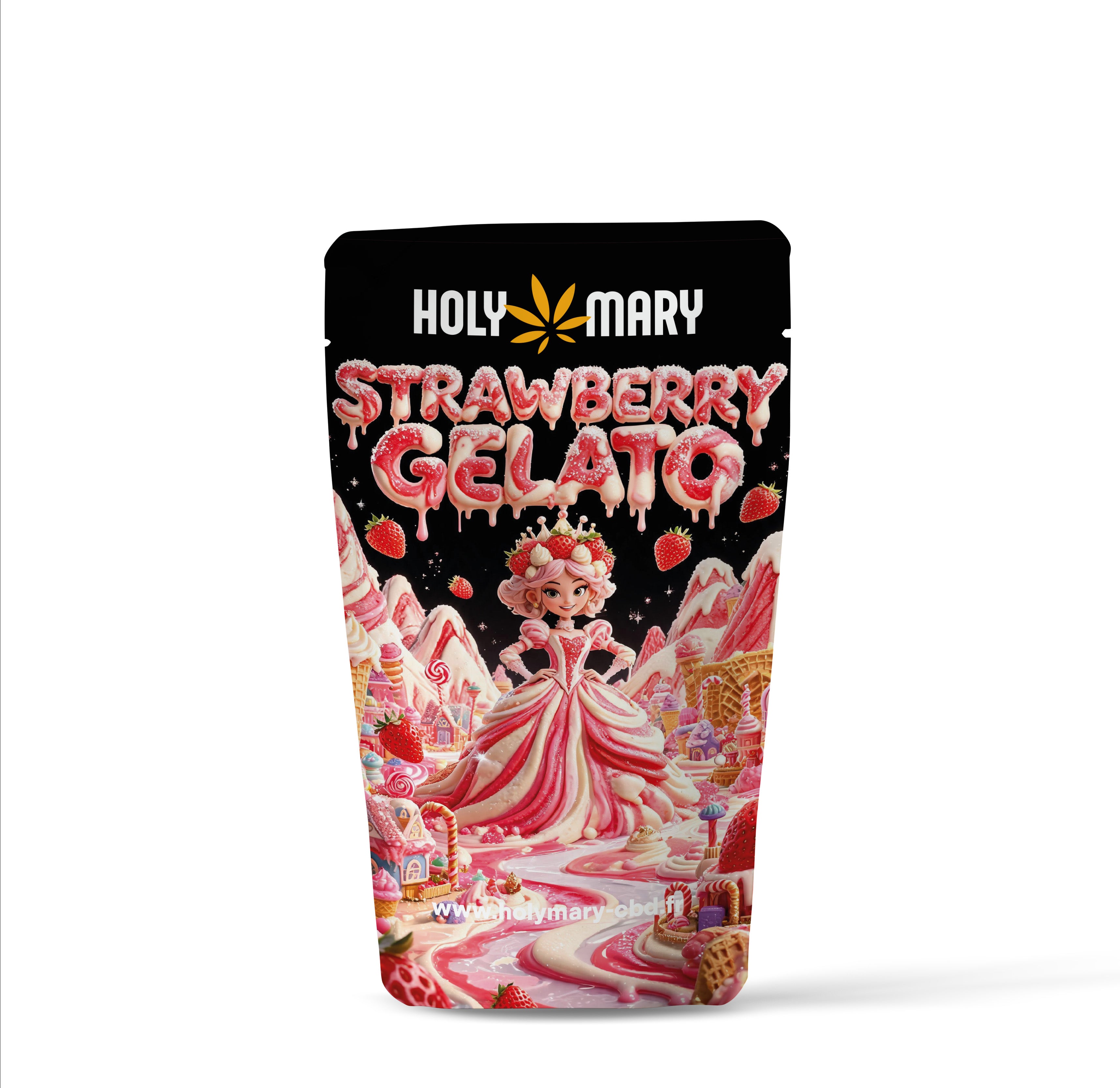 Sachet de Strawberry Gelato – Fleur CBD Holy Mary